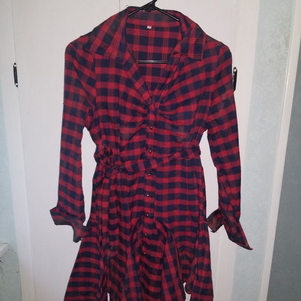 Plaid dress